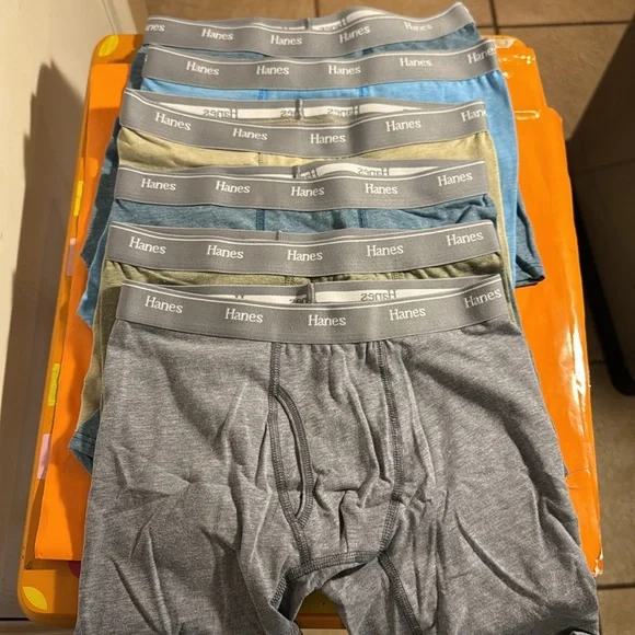 Hanes Boys Boxer Briefs - 6 Pack - Picture 3 of 6
